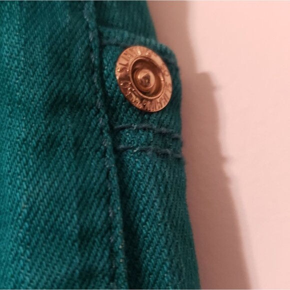 Chico’s So Slimming Straight Leg Green Jean size 00 US XS/2 - Picture 5 of 11